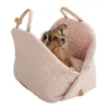 Dog Handbag Luxury Car Seat Pet Summer Outdoor Travel Bed For Small Cat Portable Washable Puppy Tote Bags with Seat Belt 240103