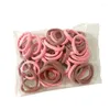 Hair Accessories 50 Pieces Solid Color Seamless Simple Elastic Band For Girl Children Cute Basic Durable Ties Rope Fashion