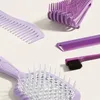 5 pièces ensemble de brosse à cheveux démêlante Massage du cuir chevelu peigne à cheveux ensemble de brosse démêlante pour brosse à cheveux bouclés brosse à cheveux démêlante femmes hommes 240102