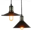 Hängslampor industriell lampa led lätt hanglamp lampen industriel ljuskronor hängande dekoracion bar retro svart lampskärm