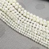 Crystal Natural Shell Beads Mother of Pearl Freshwater Shells Loose Round Beads for Jewelry Making Diy Charm Bracelet Necklace 15''