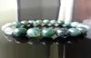 MG1123 10 mm véritable Bracelet de perles d'agate de mousse verte pour hommes nouveau Bracelet de pierres précieuses de conception Simple pour Men3216639