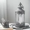 Подсвечники Tealight Стеклянные свечи Дизайн гостиной Черный плавающий подсвечник Современная зимняя люстра Bougeoir Украшения для дома