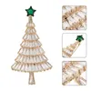 Broches Strass Pour Femmes Noël Noël Broche décorative Exquis Alliage Arbre Femme