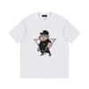 Shirt Summer Hip-hop Fashion Cartoon Pattern Casual Clothing for Teenagers