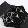 Belts Sexy Women Top Corset With Alloy Heart Buckle Woman Black Lift Up Masquerade Party Waist Seal Slimming Wrap