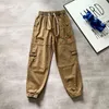 Pantalons pour hommes C Lettre Automne Cargo Casual et pantalons de survêtement pour femmes Circonférence Lâche Plus Taille Étudiant