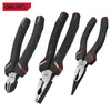 Deli Multifunctional Universal Wire Cutters NeedleNose Pliers DiagonalNose LaborSaving and Durable Electrician Tools 240102