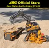 4WD Kinder Fernbedienung Bagger RC Auto Legierung Muldenkipper Bulldozer Engineering Off Road 4x4 Fahrzeug Junge Mädchen Spielzeug Kinder Geschenk 240103