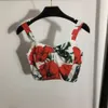 Trajes de mujer Blazers conjunto de verano moda elegante sujetador correa Top+lindo estampado de flores falda de cintura alta