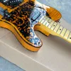 Глянцевый оранжевый Flame Maple Top Mat Cat TL Электрогитара с кленовой накладкой на гриф