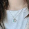 Pingentes de alta qualidade 925 prata esterlina moda mini duplo coração colar para mulheres marca original natal presente do dia dos namorados