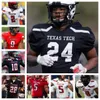 Texas Tech TTU Koleji Futbol Forması Herhangi Bir Adı Herhangi Bir Sayı Jett Duffey Alan Bowman Michael Crabtree Patrick Mahomes II Baker Mayfield Danny Amendola