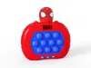 دفع آلة اللعبة الإلكترونية Super Bubble Light دفع ألعاب إزالة الضغط المضادة للأطفال هدية عيد الميلاد للبالغين مع بطارية مربع