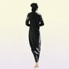 Hijabs Ankunft stilvolle muslimische Badebekleidung 3 -teilige lange Robe Schwimmanzug Muslimah Badeanzug Islamisch 2209237456219
