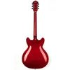 Grote Red Maple Semi Hollow 335 Style Jazz Guitare électrique avec trous F 2023