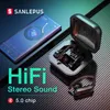 Słuchawki Sanlepus Bluetooth Sardhphone TWS 5.0 LED Display Bezprzewodowe słuchawki stereo dla Xiaomi In Ear Phone Gaming Sport zestaw słuchawkowy