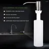 Bottiglie di stoccaggio Dispenser di sapone da cucina da 300 ml Porta lozione liquida in acciaio inossidabile per uso domestico Pratico strumento portatile per il bagno