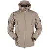 2024 UZZDSS Veste imperméable militaire Veste pour homme Extérieur Soft Shell Polaire Femme Coupe-vent Respirant Thermique À Capuche 240103