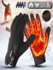 Gants d'hiver pour hommes écran tactile imperméable coupe-vent ski gants froids femmes 039s mode chaude Sports de plein air équitation fermeture éclair Glo T22213681