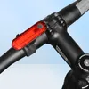 Lumières de vélo feu arrière de vélo équitation en plein air USB charge COB mettre en évidence les accessoires de lumière d'avertissement de sécurité rechargeable5255151
