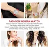 Armbandsur Drop Watch Woman Ladies Watches For Women Women Mirror Material: Vanligt glas kortfattat