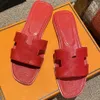 Designer Slides sandaal Slippers Strand Klassieke Platte Sandaal Luxe Zomer Dame Lederen Slippers Mannen Vrouwen sexy slipper 35-41 sandalen