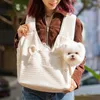 Bolsa portátil para perro, bolsa para caminar con perro, bolsa cruzada Simple en el pecho, hombros para cachorro, mochila ajustable para gato, mascota 240103