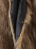 女性の毛皮の卸売クロスボーダーフェイクベスト模倣馬のクリップ厚さ