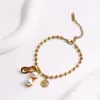Bracelets de charme à la mode de luxe mignon pendentif d'arachide bijoux de mode tempérament femme bracelet baroque style coréen chaîne de main douce