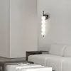 ウォールランプモダンなガラスライトスコンセは3色のクリエイティブブラスゴールド照明器具のためのホームリビングルームの寝室の装飾用