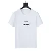 Summer Mens Designer T Shirt Casual Man Damska Tie z literami Drukuj krótkie rękawy