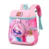 Kindergarten Schultasche Mädchen Niedliche Prinzessin Tasche Großes Öffnungs- und Schließdesign Kinderrucksack Jungen Mode Schultasche 240102