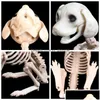 Party Decoration Halloween Simation Animals Mouse Dog Cat Skl Bone Ornaments Bar Film Horror Haunted Home Props Decorations Drop Del Dhtrx