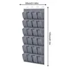 Door Shoe Organizer Space Saving Over the Hanging Rack with 24 Large Pockets Nonwoven Behind 240102