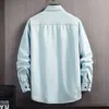 Camicie casual da uomo 3XL 4XL Camicia di jeans taglie forti da uomo Giacca da cowboy allentata in cotone casual da lavoro di alta qualità Nuovo top alla moda maschile