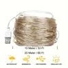 LED String Light 33Ft Fairy Lights USB Powered Warm White Multicolored 100 LEDs IPX6 Waterproof - Perfect For Outdoor Indoor Christmas Xmas Day Gifts