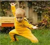 New Children039S Jumpsuit Boys and Girls039Clothes Athletic Wear Costume Jumpsuit Bruce Lee Classic Yellow Kung Fu Uniforms 2597250