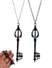 Schlüsselanhänger Spiel Kingdom Hearts Halskette Metall Sora Keyblade Anhänger Schwert Halskette für Frauen Männer Schlüsselhalter Schmuck5316219