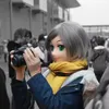 Kostüm Kigurumi Yüz Cosplay Silikon Yarım Baş Maskeler Gözler Renk Özelleştirebilir Japon Anime Rolü Kigurumi Kig Maske Handemade