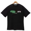 Luksusowa koszula Tide Sprayed Designer T Shirt Mens koszule dla mężczyzn luksusowe listu streetwear