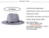 Mode hommes fedoras femmes mode jazz chapeau été printemps noir laine mélange casquette extérieur décontracté X XL 240102