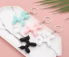 Fashion creative Cartoon Balloon Dog Keychain ring men and women couple key chain bag pendant 6 colors1663127