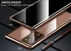 Anti Peeping Privacy Metal Magnetic Glass Case för Samsung Galaxy S21 S20 S10 S9 Plus Note 20 10 9 Ultra A50 A51 A70 A71 360 Full8214100