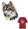 3D Gedruckt Wolf Patches DIY Kleidung Aufkleber Wärme Transfer Ironon Patches Für Kleidung Alevel Waschbar Abzeichen Appliques1515027
