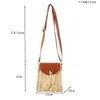 Evening Bags Vintage Paper Rope Ball Crossbody Woven Bag Beach Vacation Leisure Pography Simple And Versatile Women's