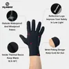 YKYWBIKE Fahrrad-Winterhandschuhe, Thermo-Fleece, Vollfinger, wasserdicht, winddicht, Outdoor-Sport, Fahrrad für Fahrrad, Motorrad, 240102