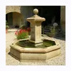Trädgårdsdekorationer heminredning vacker fransk stil antik kalksten marmor vatten fontän till salu