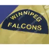 GDSIR Custom Yellow Canada 9 Winnipeg Falcons Hockey New Top ED S-M-L-XL-XXL-3XL-4XL-5XL-6XL