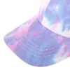 Balpetten Dames Heren Zomer Tie-Dye Baseball Contrastkleur Hip Hop Laag Verstelbaar Voor Snapback S